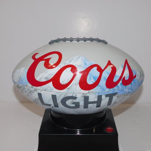 Coors Light Beer Football Shaped Koolatron Hot Air Popcorn Maker Man Cave - Picture 3 of 11